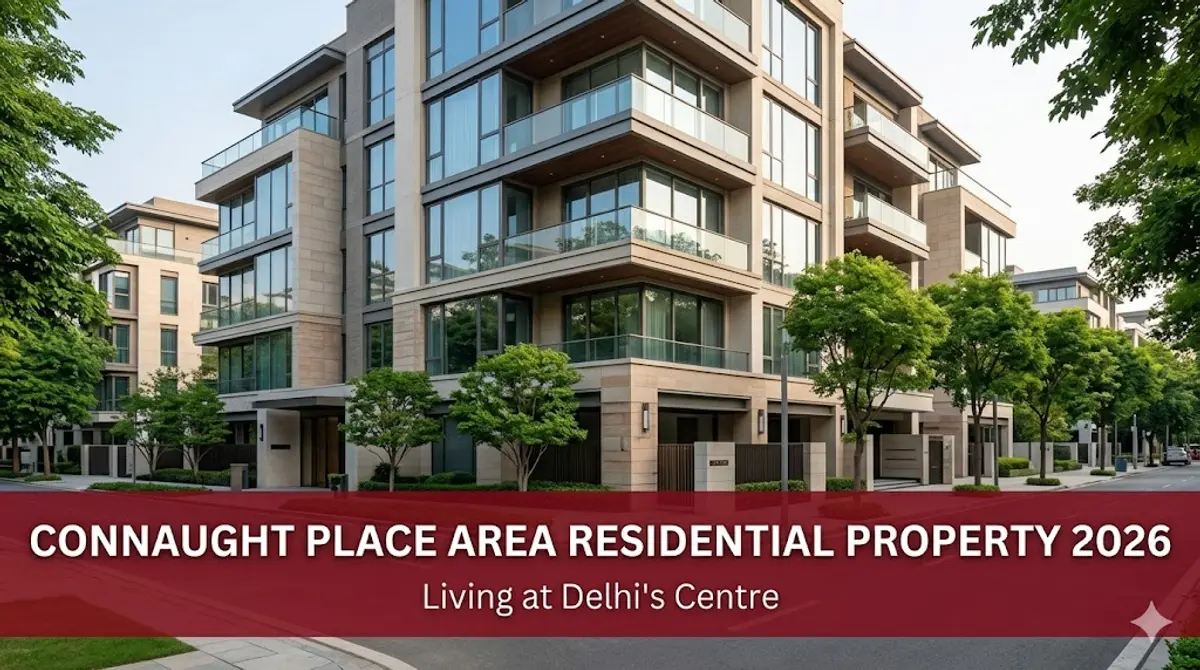 Connaught Place Area Residential Property 2026 | Living at Delhi's Centre