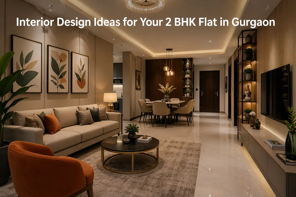 interior design 2 BHK flat Gurgaon 2026