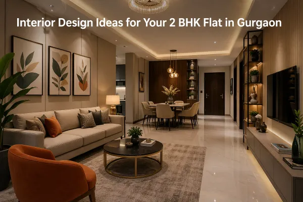 interior design 2 BHK flat Gurgaon 2026