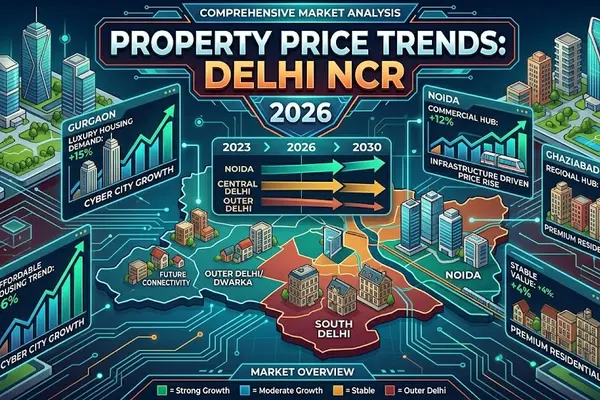 Property Price Trends in Delhi NCR 2026 | Comprehensive Market Analysis