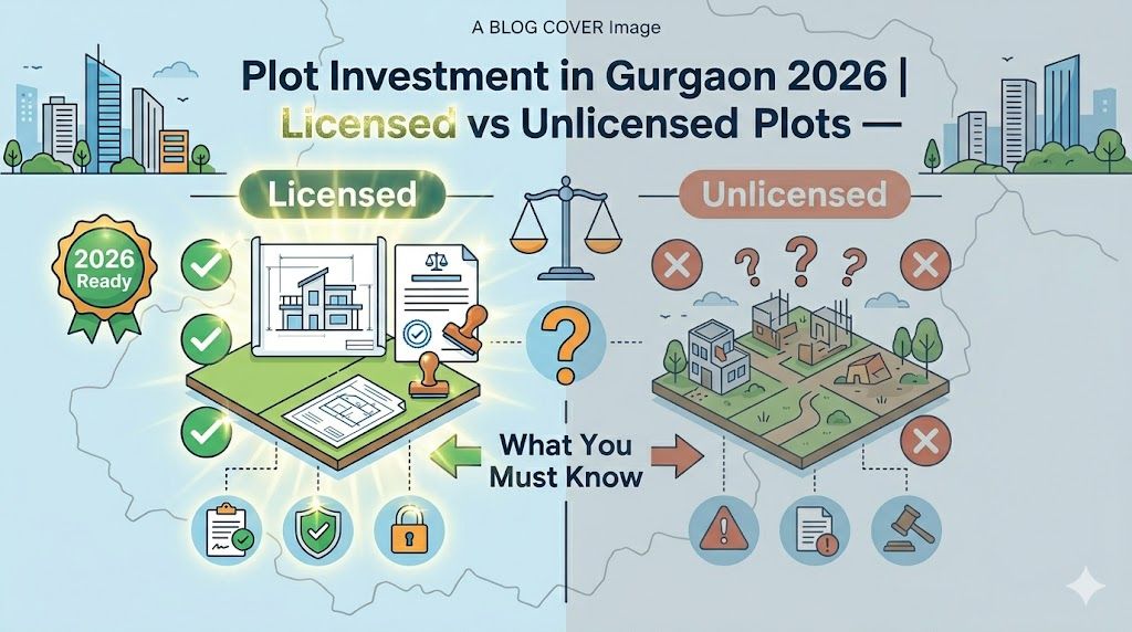 Plot Investment in Gurgaon 2026 | Licensed vs Unlicensed Plots — What You Must Know
