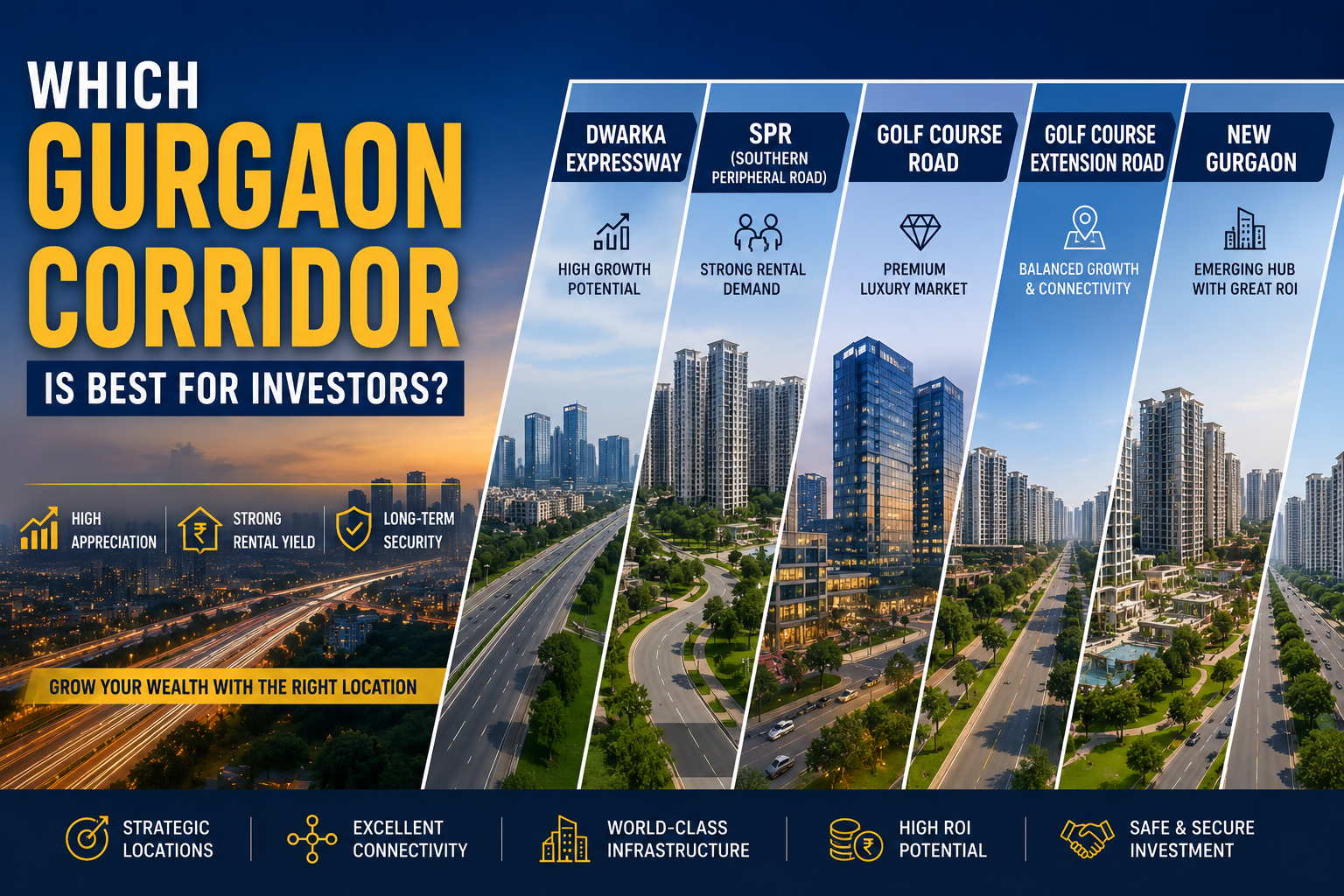 Which Gurgaon Corridor Is Best for Investors 