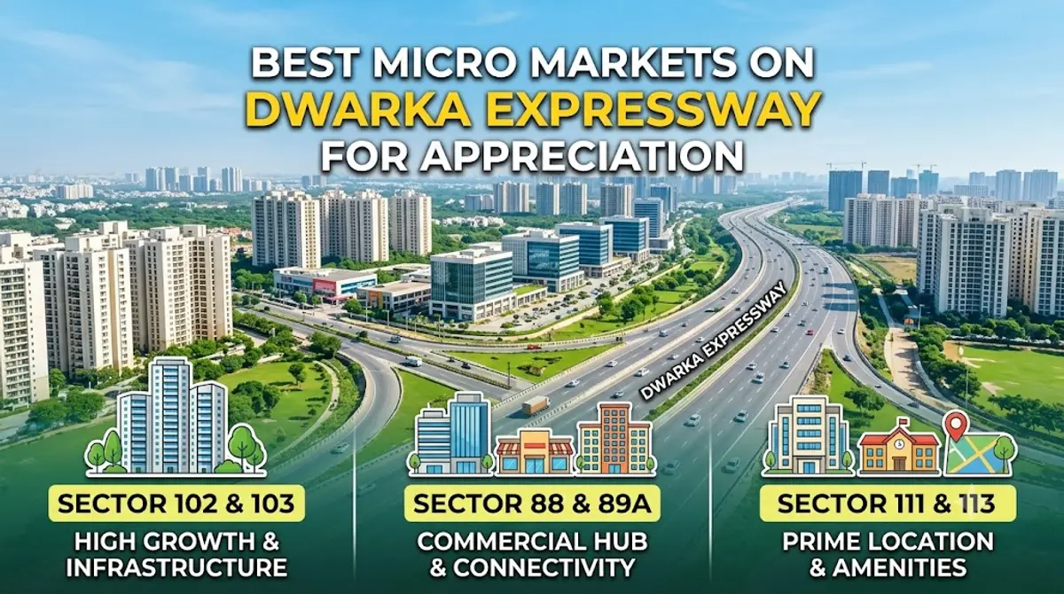 Best Micro Markets on Dwarka Expressway for Appreciation