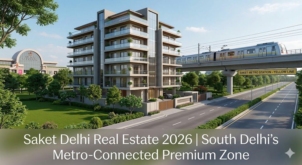 Saket Delhi Real Estate 2026 | South Delhi's Metro-Connected Premium Zone