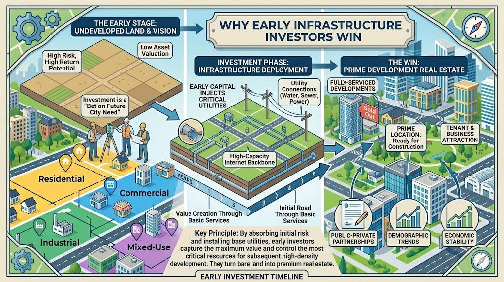 Why Early Infrastructure Investors Win