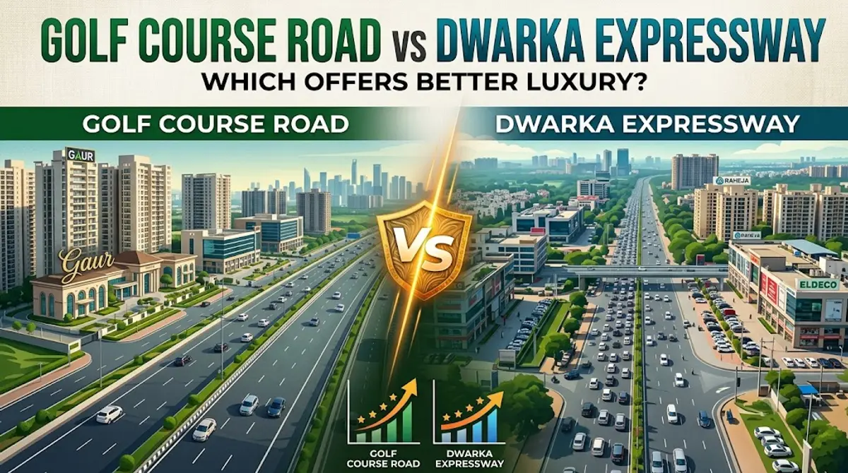 Golf Course Road vs Dwarka Expressway Luxury Comparison