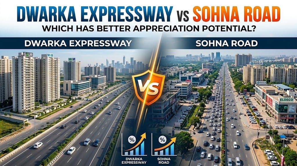 Dwarka Expressway vs Sohna Road Appreciation Potential
