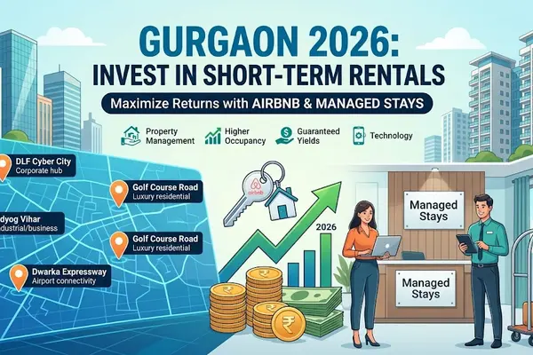 Short-Term Rental Investment in Gurgaon 2026 | Airbnb & Managed Stays