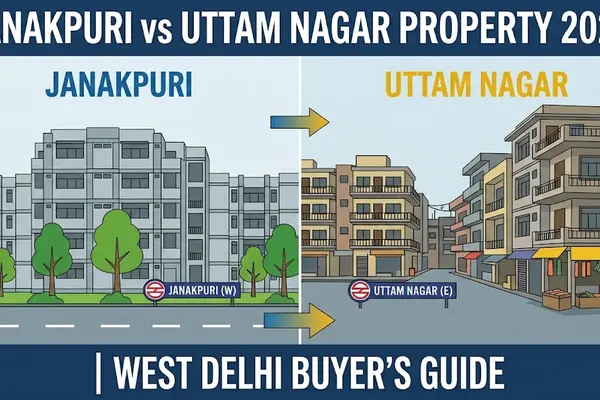 Janakpuri vs Uttam Nagar Property 2026 | West Delhi Buyer's Guide