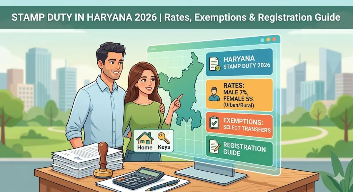 Stamp Duty in Haryana 2026 | Rates, Exemptions & Registration Guide
