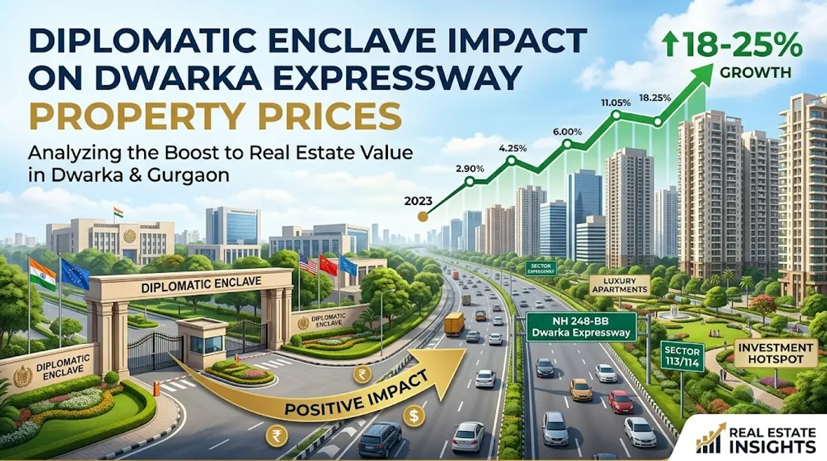Diplomatic Enclave Impact on Dwarka Expressway Property Prices