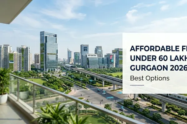 Affordable Flats Under 60 Lakhs in Gurgaon 2026 | Best Options