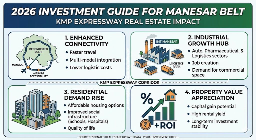 KMP Expressway Real Estate Impact 2026 | Investment Guide for Manesar Belt