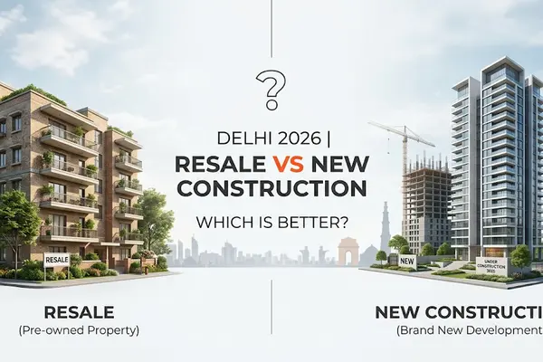 Resale vs New Construction in Delhi 2026 | Which is Better?