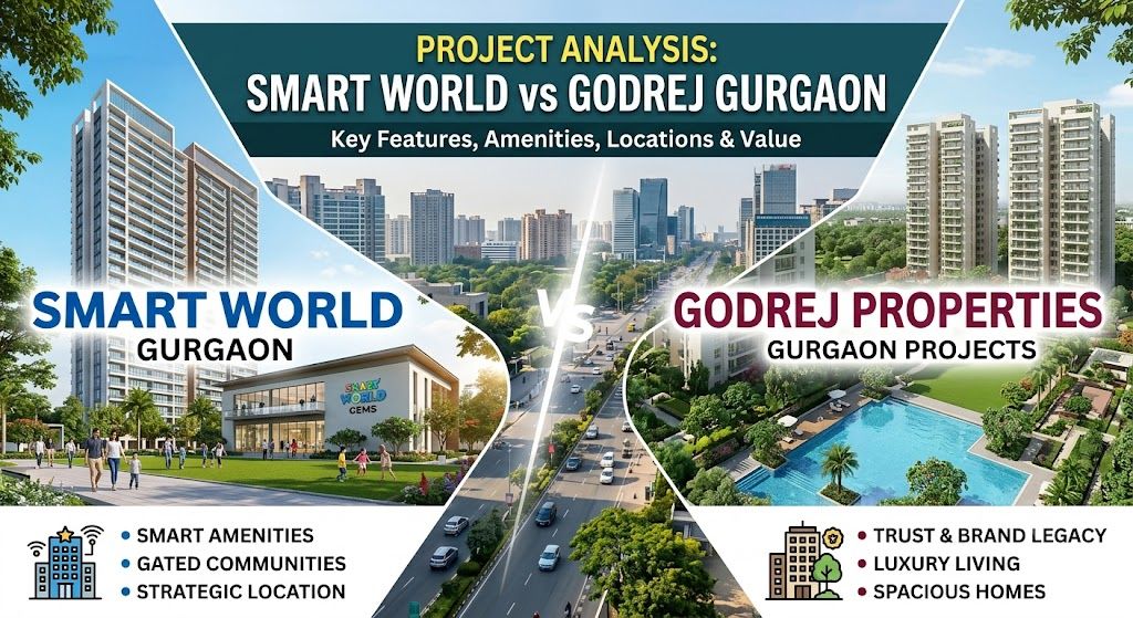 Smart world vs Godrej Gurgaon Project Analysis 