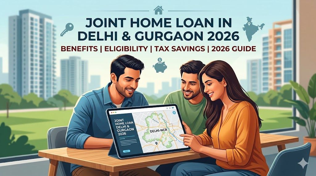 Joint Home Loan in Delhi & Gurgaon 2026 | Benefits, Eligibility & Tax Savings