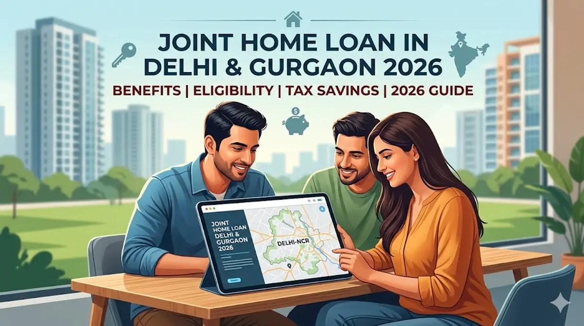 Joint Home Loan in Delhi & Gurgaon 2026 | Benefits, Eligibility & Tax Savings