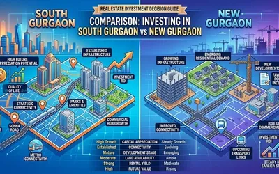 South Gurgaon vs New Gurgaon Investment Comparison