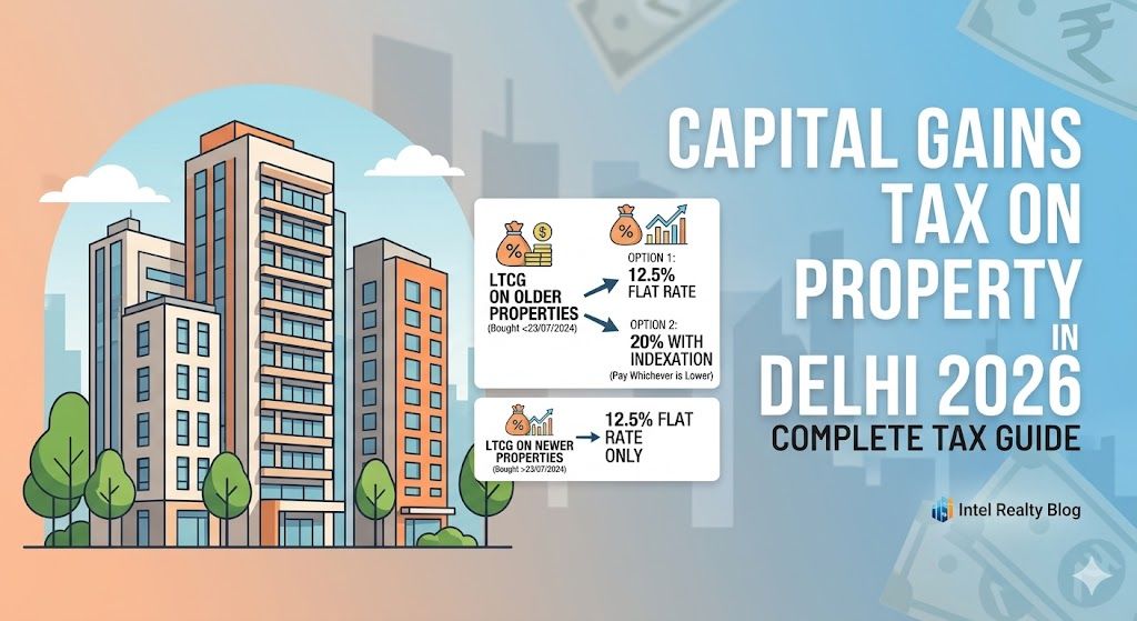 Capital Gains Tax on Property in Delhi 2026 | Complete Tax Guide