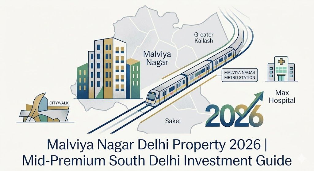 Malviya Nagar Delhi Property 2026| Mid-Premium South Delhi Investment Guide