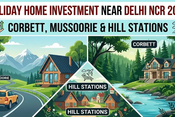 Holiday Home Investment Near Delhi NCR 2026 | Corbett, Mussoorie & Hill Stations