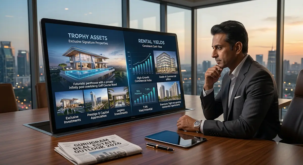 Trophy Assets vs Rental Yields: Where Gurugram UHNIs Invest in 2026