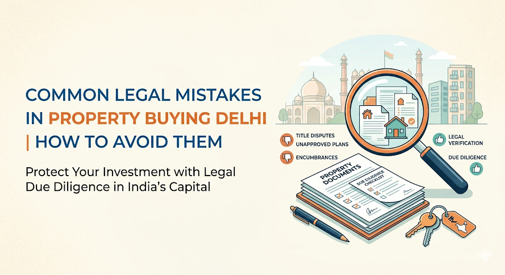 Common Legal Mistakes in Property Buying Delhi | How to Avoid Them