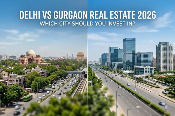 Delhi vs Gurgaon Real Estate 2026 | Which City Should You Invest In?