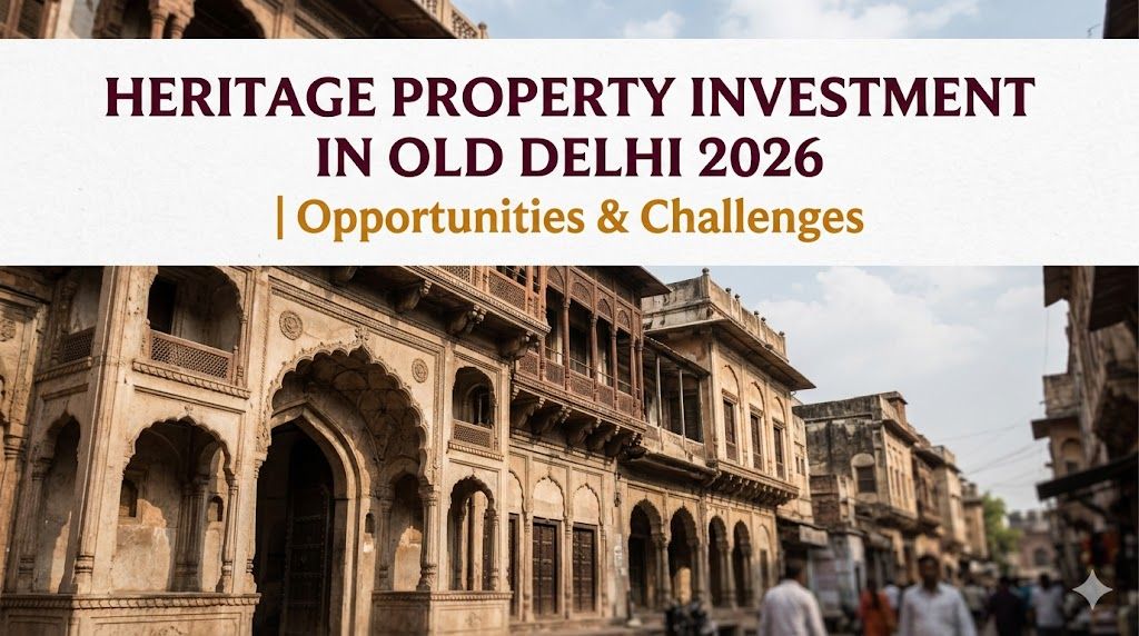 Heritage Property Investment in Old Delhi 2026 | Opportunities & Challenges