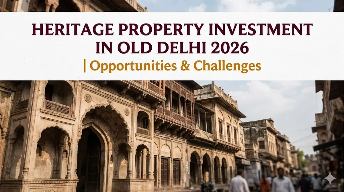 Heritage Property Investment in Old Delhi 2026 | Opportunities & Challenges