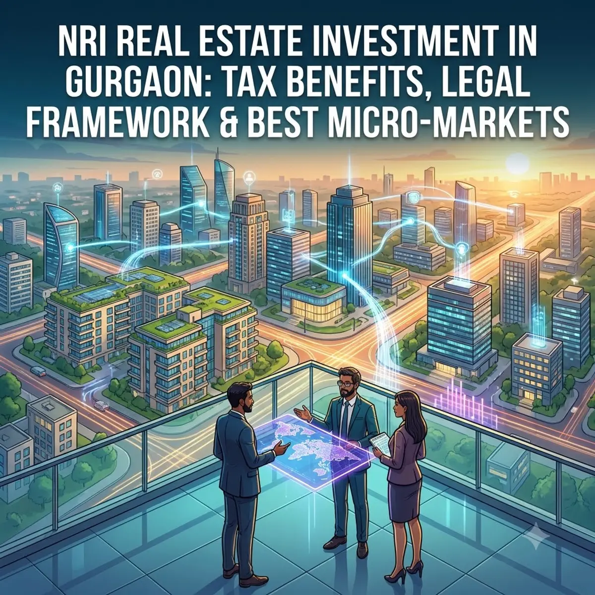 NRI Real Estate Investment Gurgaon | Tax Benefits & Micro-Markets