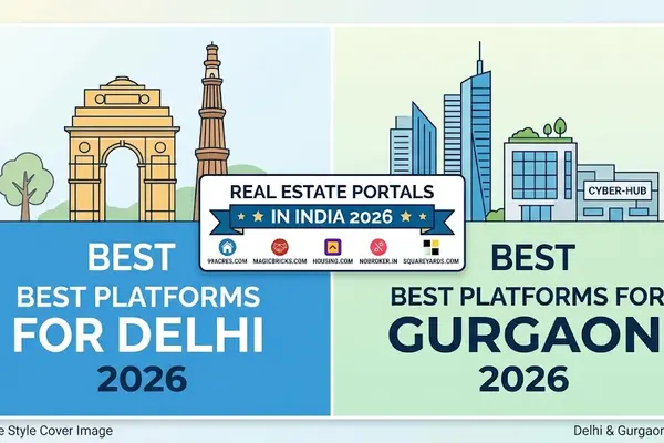 Real Estate Portals in India 2026 | Best Platforms for Delhi & Gurgaon