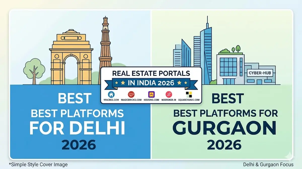 Real Estate Portals in India 2026 | Best Platforms for Delhi & Gurgaon
