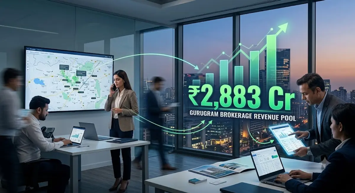 Gurugram Brokerage Market: Navigating the ₹2,883 Cr Pool