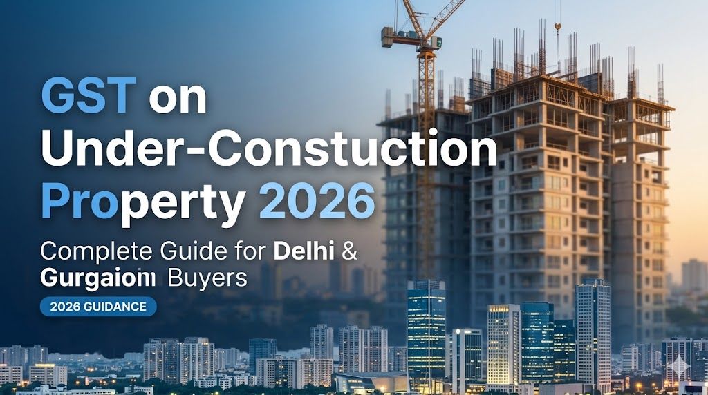 GST on Under-Construction Property 2026 | Complete Guide for Delhi & Gurgaon Buyers