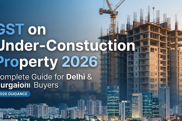 GST on Under-Construction Property 2026 | Complete Guide for Delhi & Gurgaon Buyers