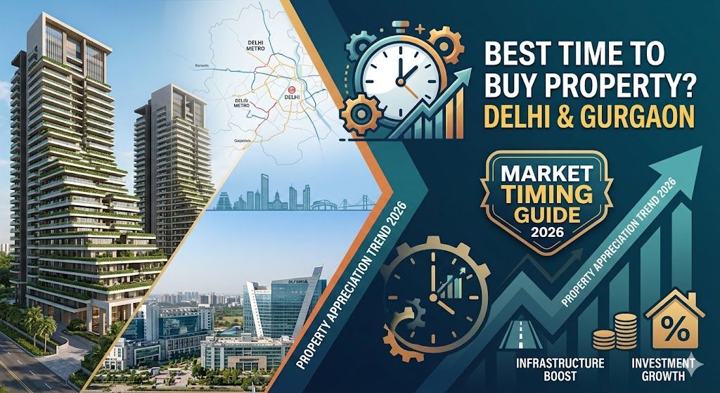 When Is the Best Time to Buy Property in Delhi & Gurgaon? | Market Timing Guide 2026