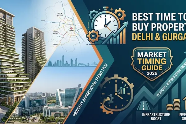 When Is the Best Time to Buy Property in Delhi & Gurgaon? | Market Timing Guide 2026