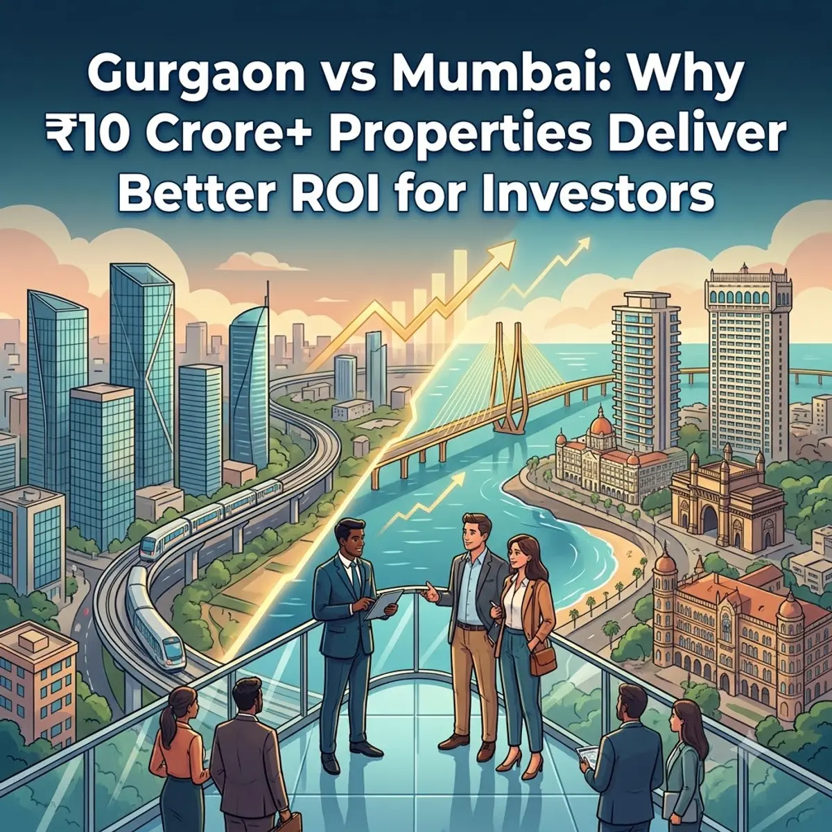 Why Gurgaon Luxury Properties Beat Mumbai in ROI