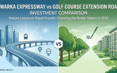 Dwarka Expressway vs Golf Course Extension Road