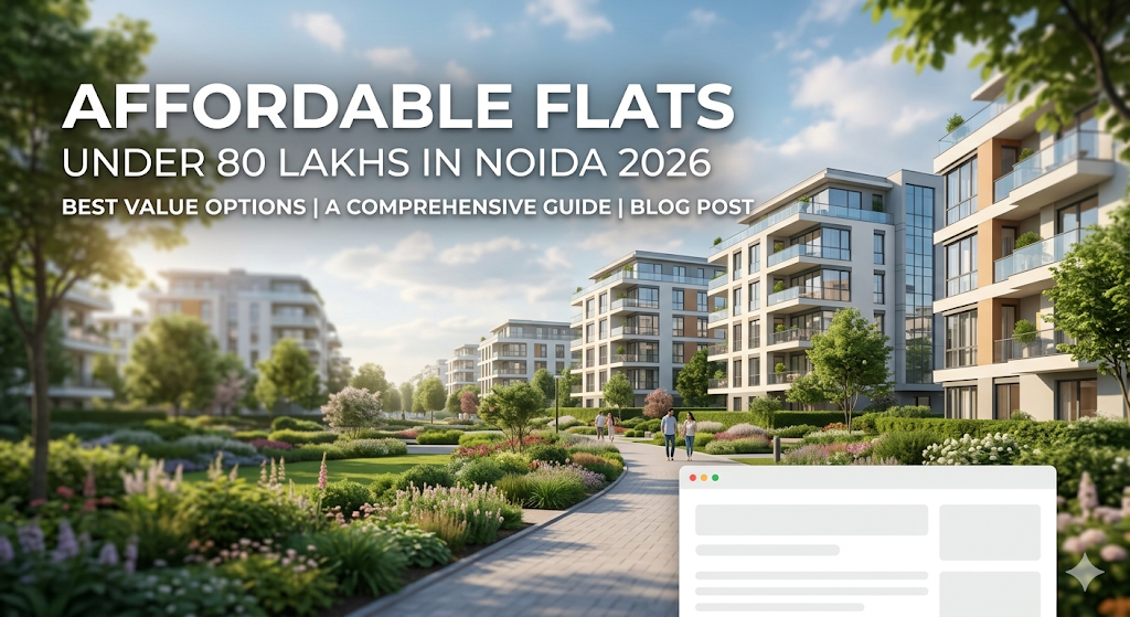 Affordable Flats Under 80 Lakhs in Noida 2026 | Best Value Options