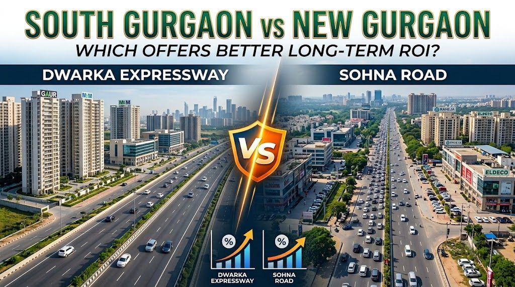 South Gurgaon vs New Gurgaon Long-Term ROI 