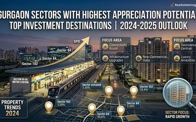 Gurgaon Sectors With Highest Appreciation Potential