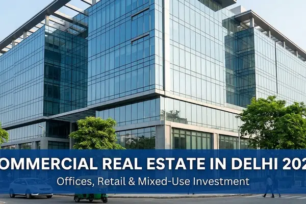 Commercial Real Estate in Delhi 2026 | Offices, Retail & Mixed-Use Investment