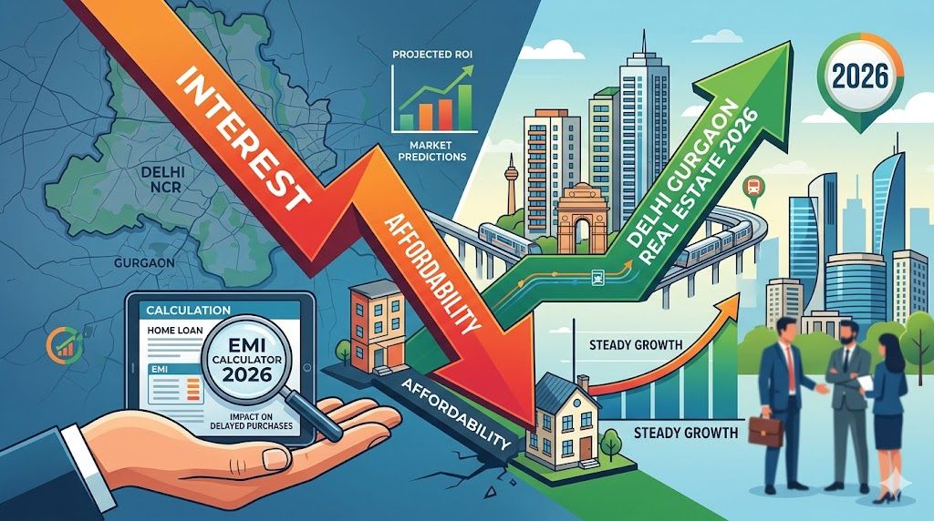 Impact of Interest Rates on Delhi Gurgaon Real Estate 2026