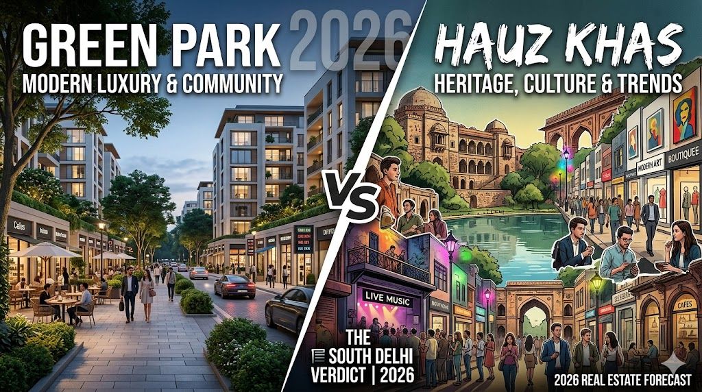 Green Park vs Hauz Khas Delhi | Which South Delhi Location Wins in 2026?