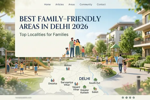 Best Family-Friendly Areas in Delhi 2026 | Top Localities for Families