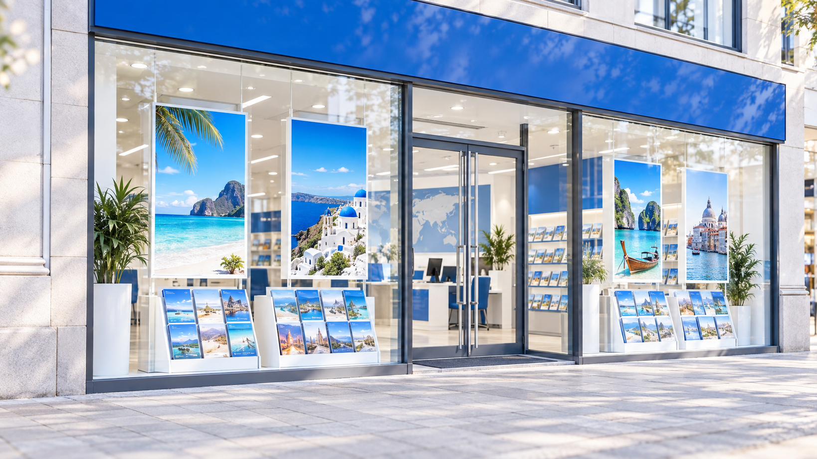 Présentoirs de point de vente et de vitrine
