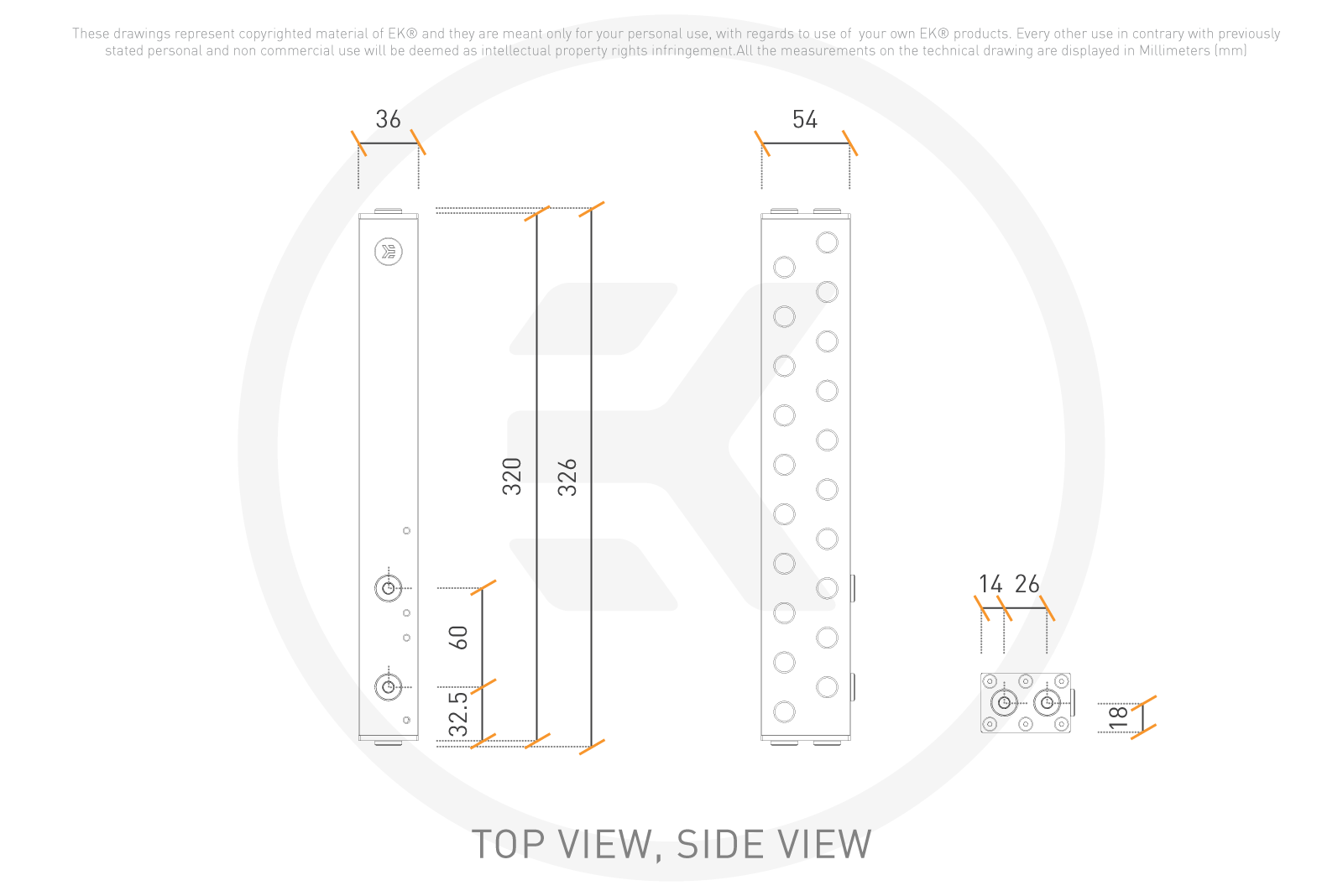 2CPU 8 GPU Technical Drawing