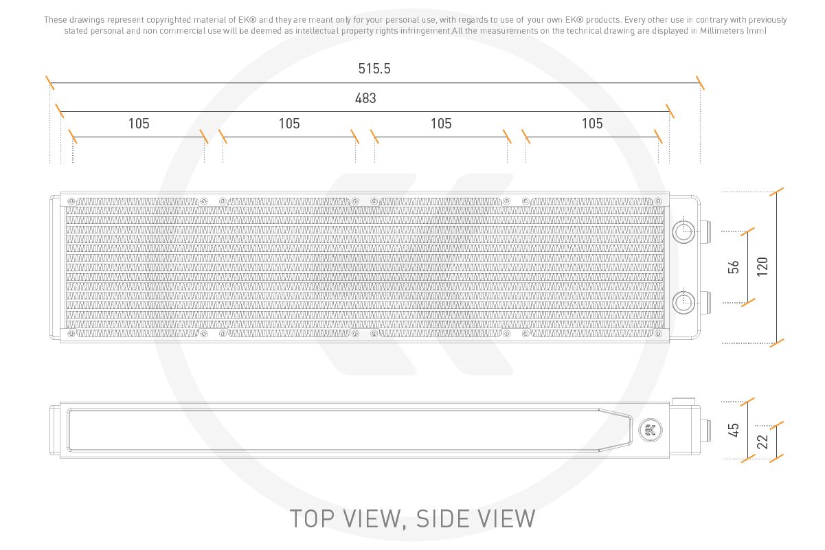 Pro P480 Technical Drawing